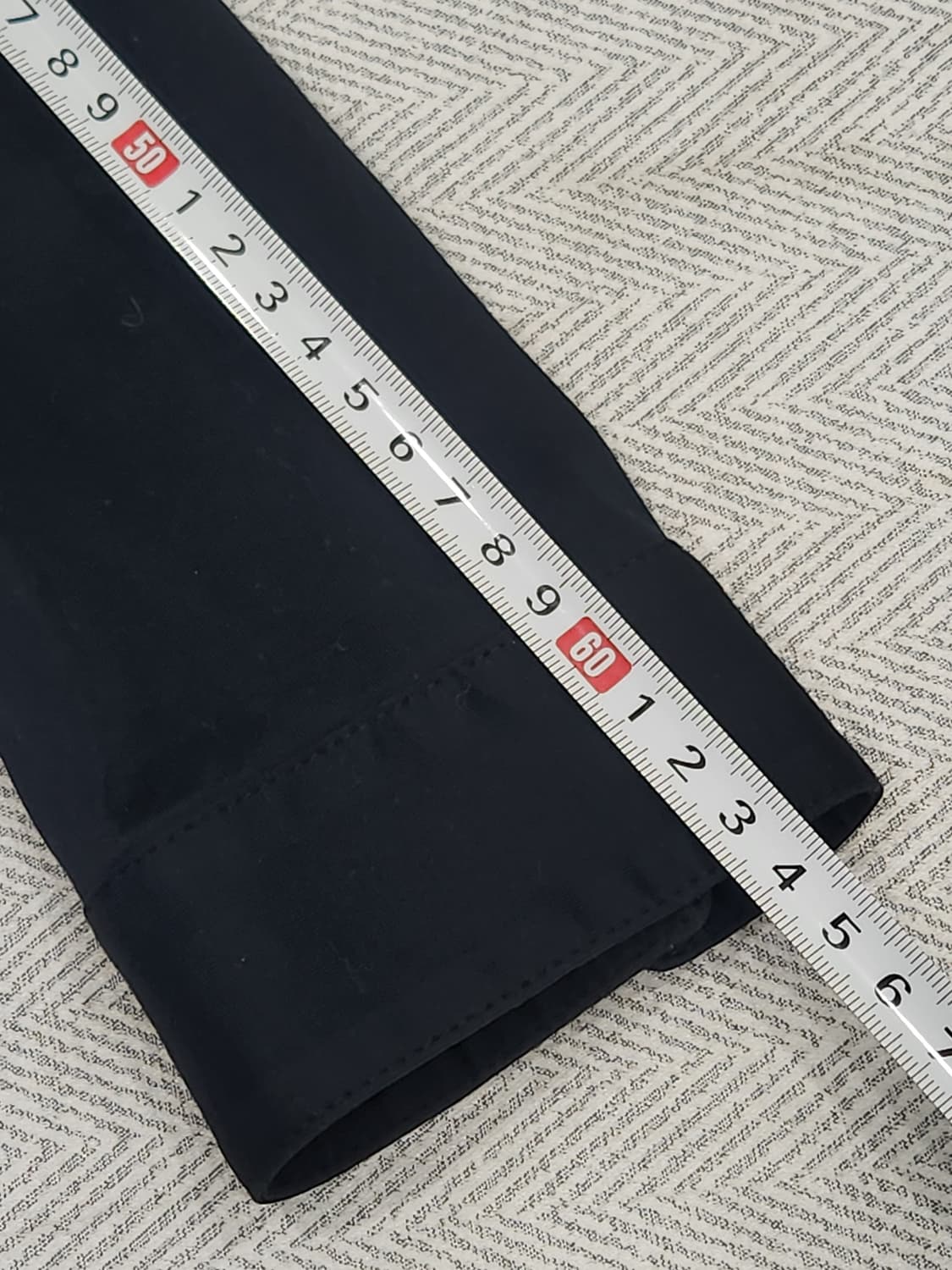 [95] 한섬 시스템 옴므 차이나 카라 셔츠 남성 95 블랙 상품이미지9