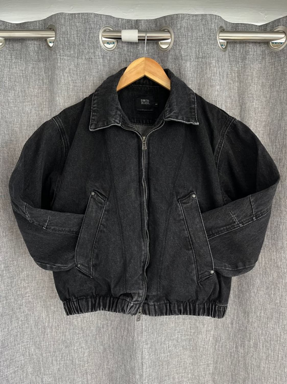 빈티지 크롭 데님 블루종 자켓/#3382 상품이미지1