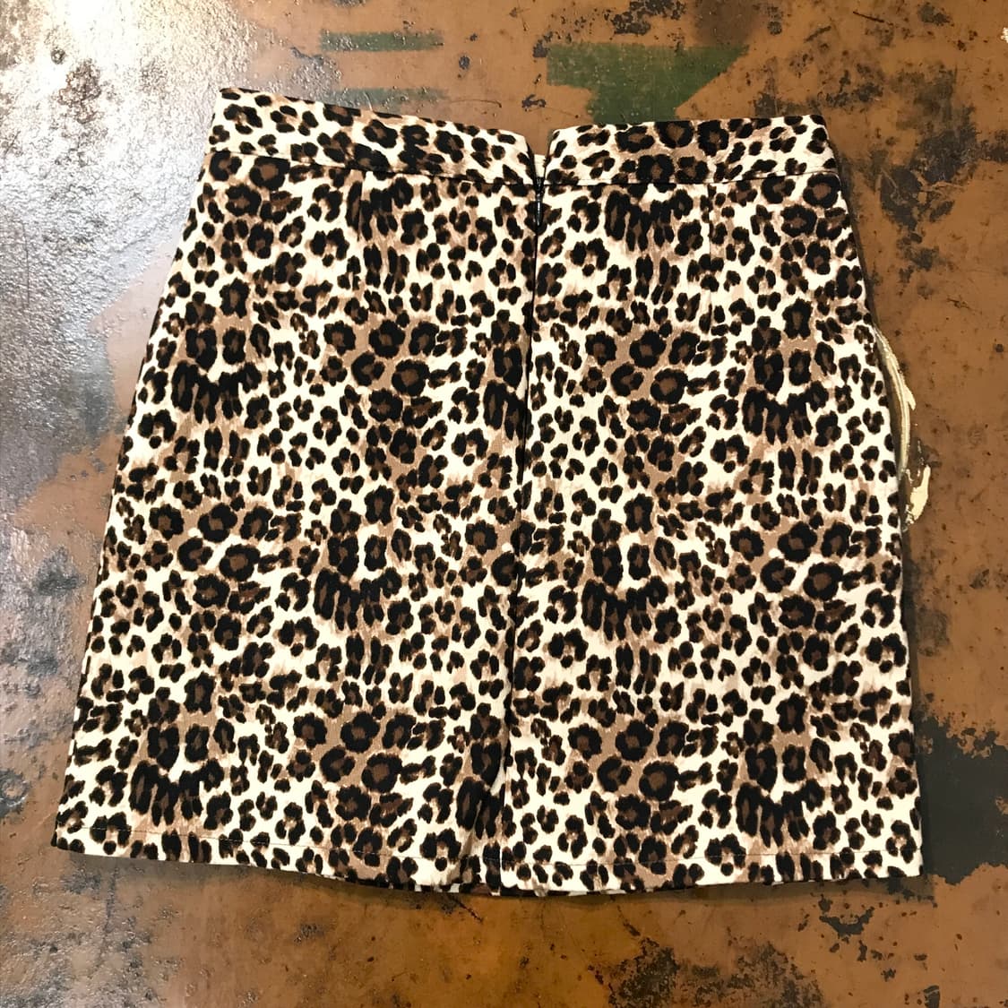 VTG 빈티지 레오파드 패턴 미니 스커트 허리 25 사이즈 상품이미지2