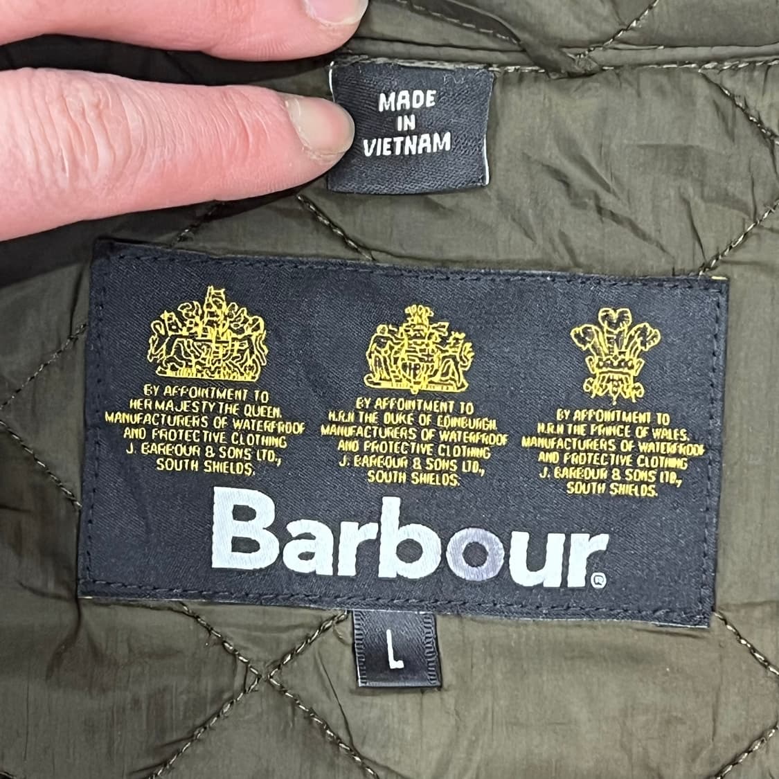 바버 워크 퀄팅자켓 s10194 상품이미지7