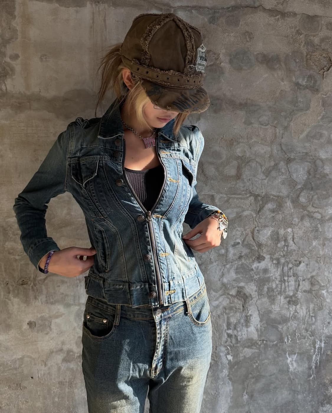 미하라 데님자켓 상품이미지6