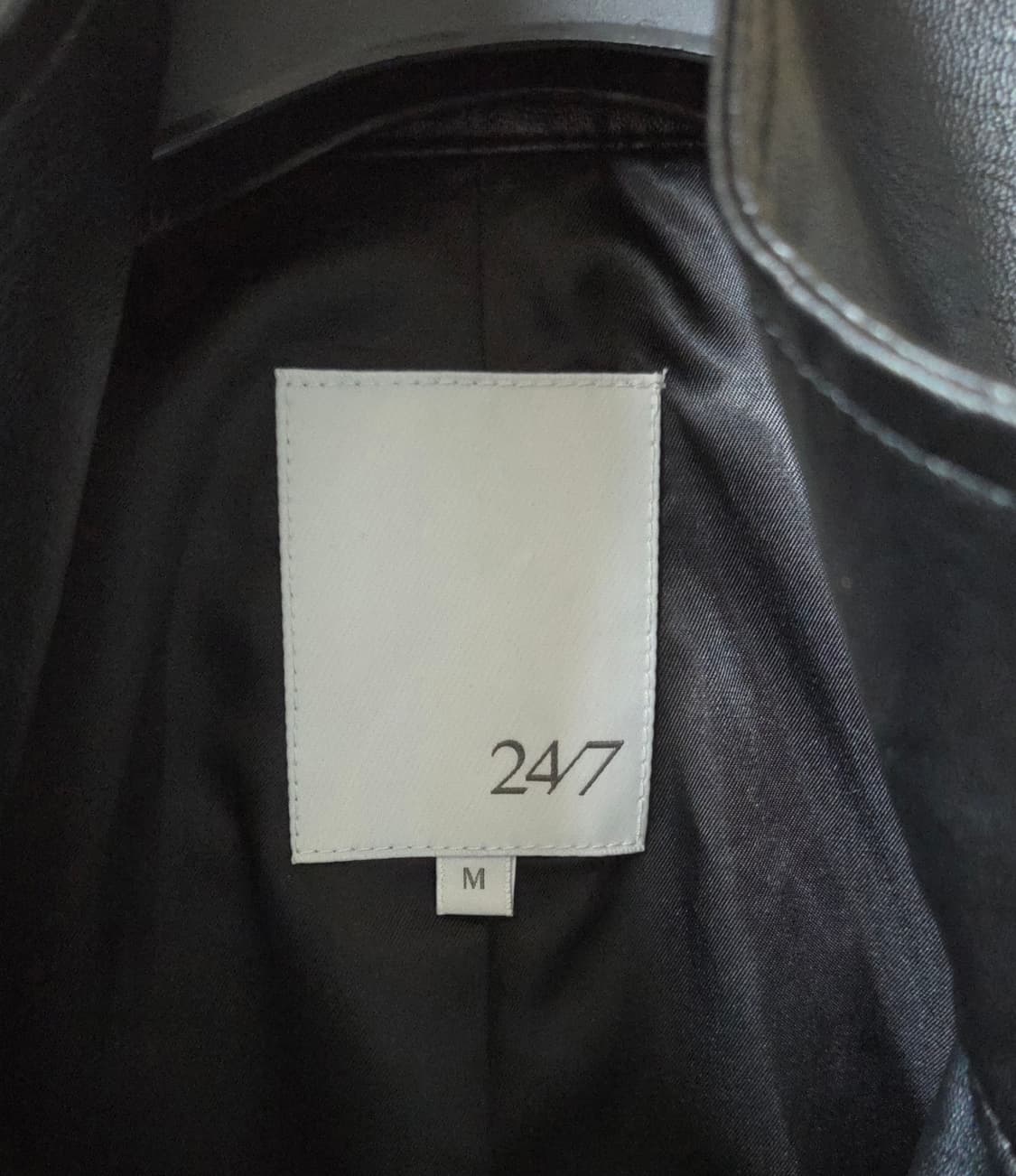 (착샷) 247시리즈 레더 필드 자켓 비건 상품이미지3