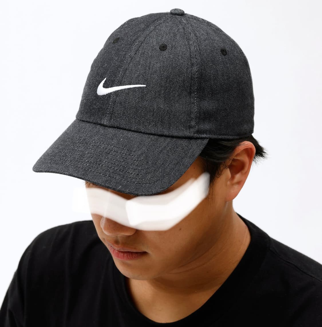 Nike ball cap 나이키 스우시 데님 볼캡 모자 상품이미지2