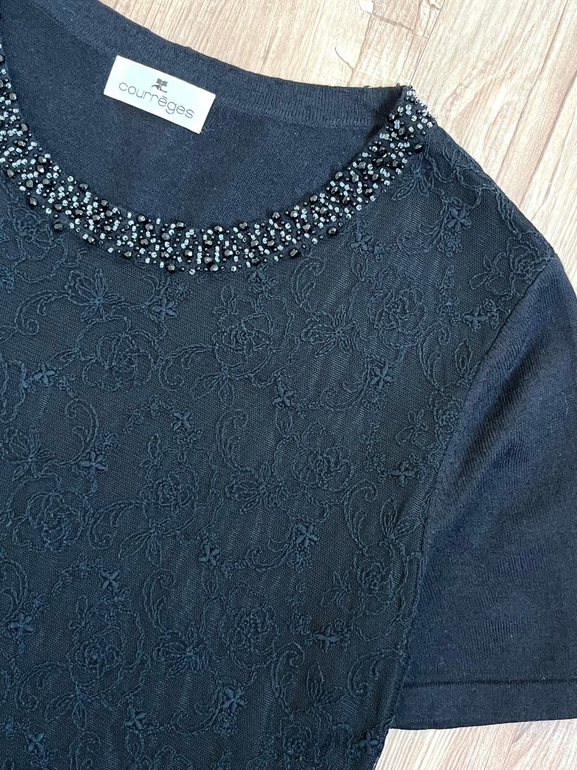 Courreges 큐빅 스웨터 상품이미지3