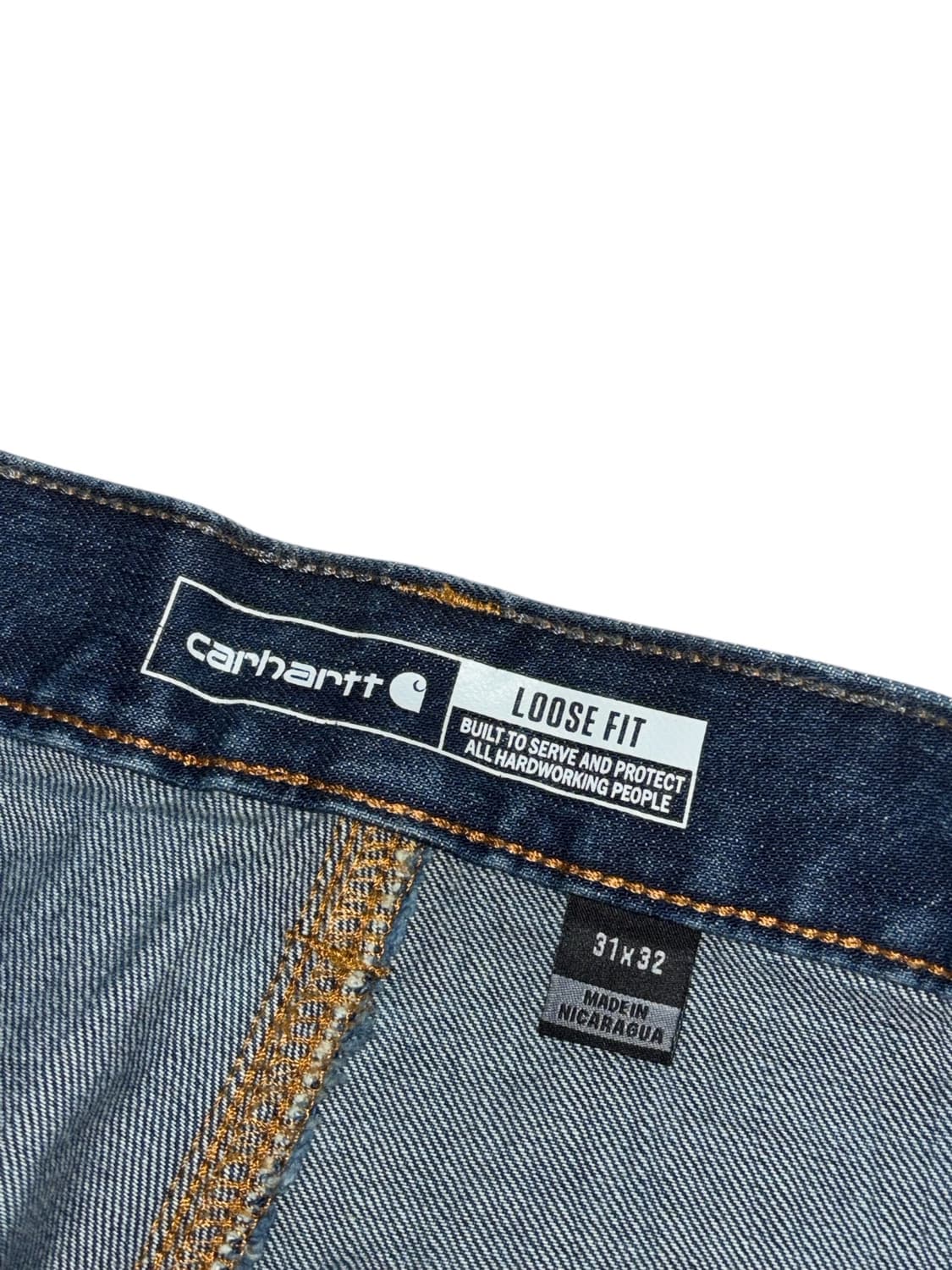 칼하트 카펜터 싱글니 데님 워크팬츠 상품이미지8