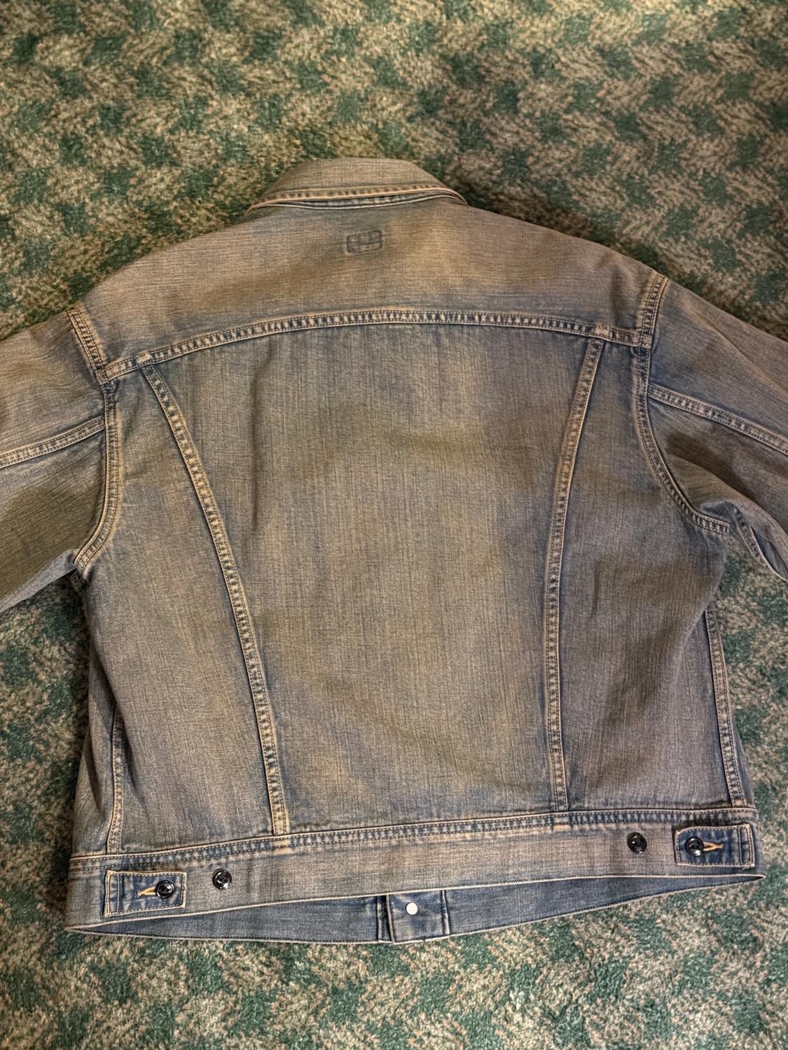 빔즈 x LEE 라이더스 별주 빈티지워싱 데님 자켓 상품이미지2