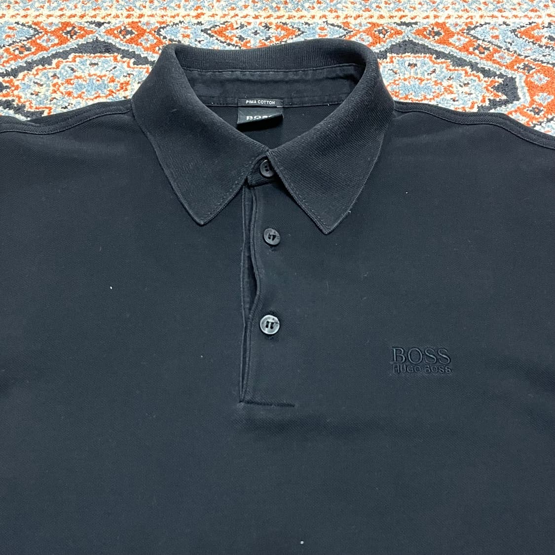 휴고보스 블랙 긴팔 카라티셔츠 남성L 상품이미지3