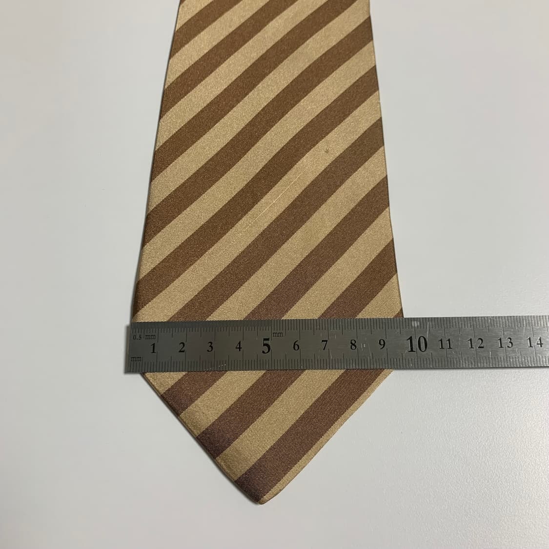 발렌티노 명품 스트라이프 넥타이 100실크 클래식룩 코디 A-A+등급 상품이미지10