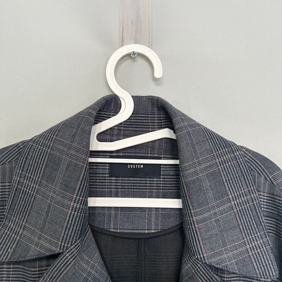 시스템 여성 체크 더블 트렌치코트 76  상품이미지2