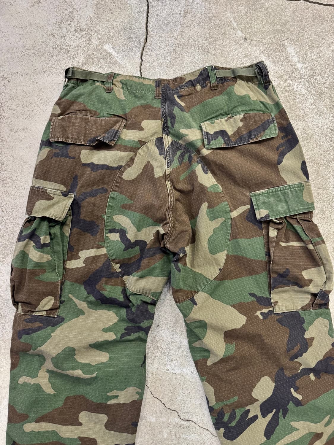 80s US 밀리터리 립스탑 우드랜드 BDU 팬츠 상품이미지6