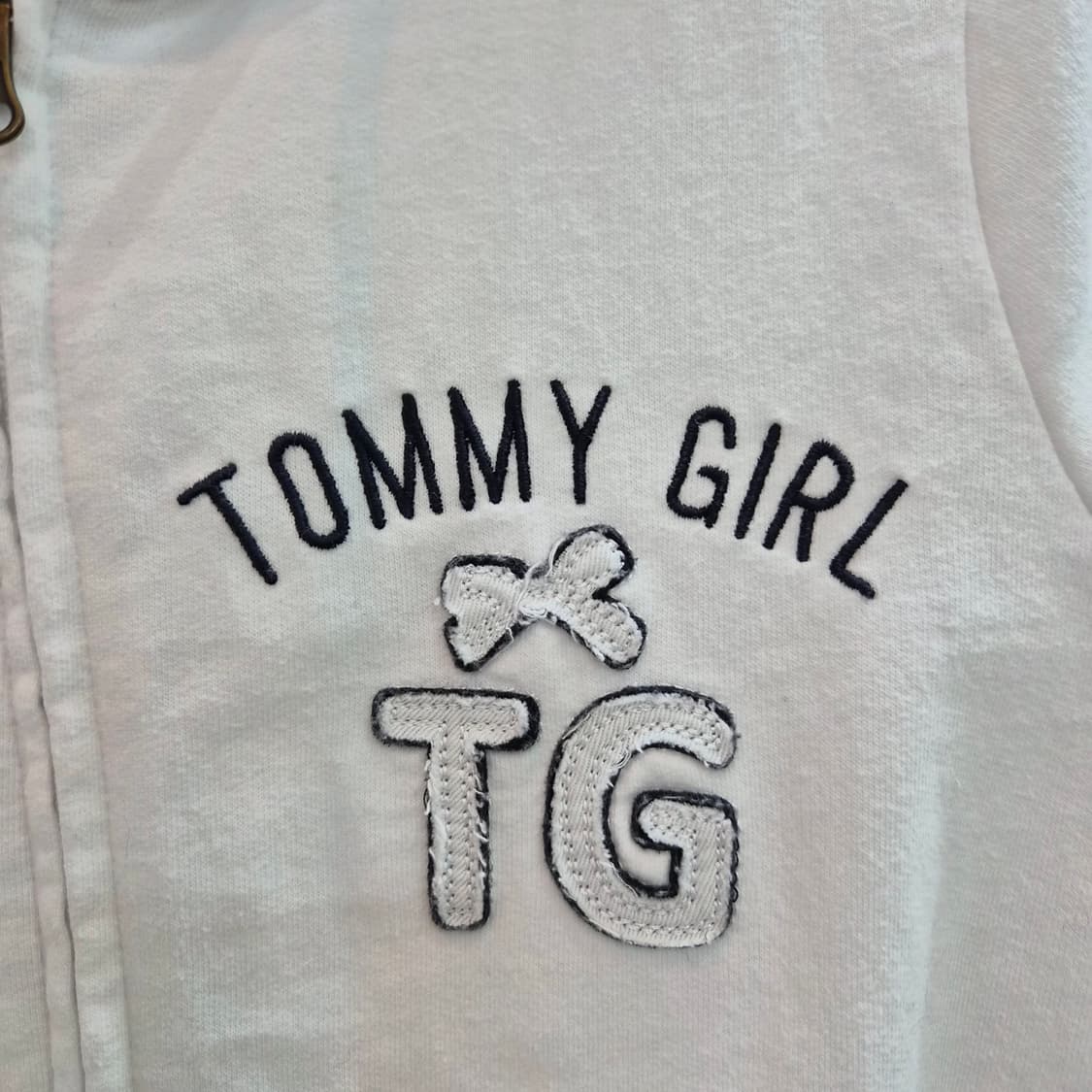 Tommy Girl Japan 화이트 후드집업 상품이미지3