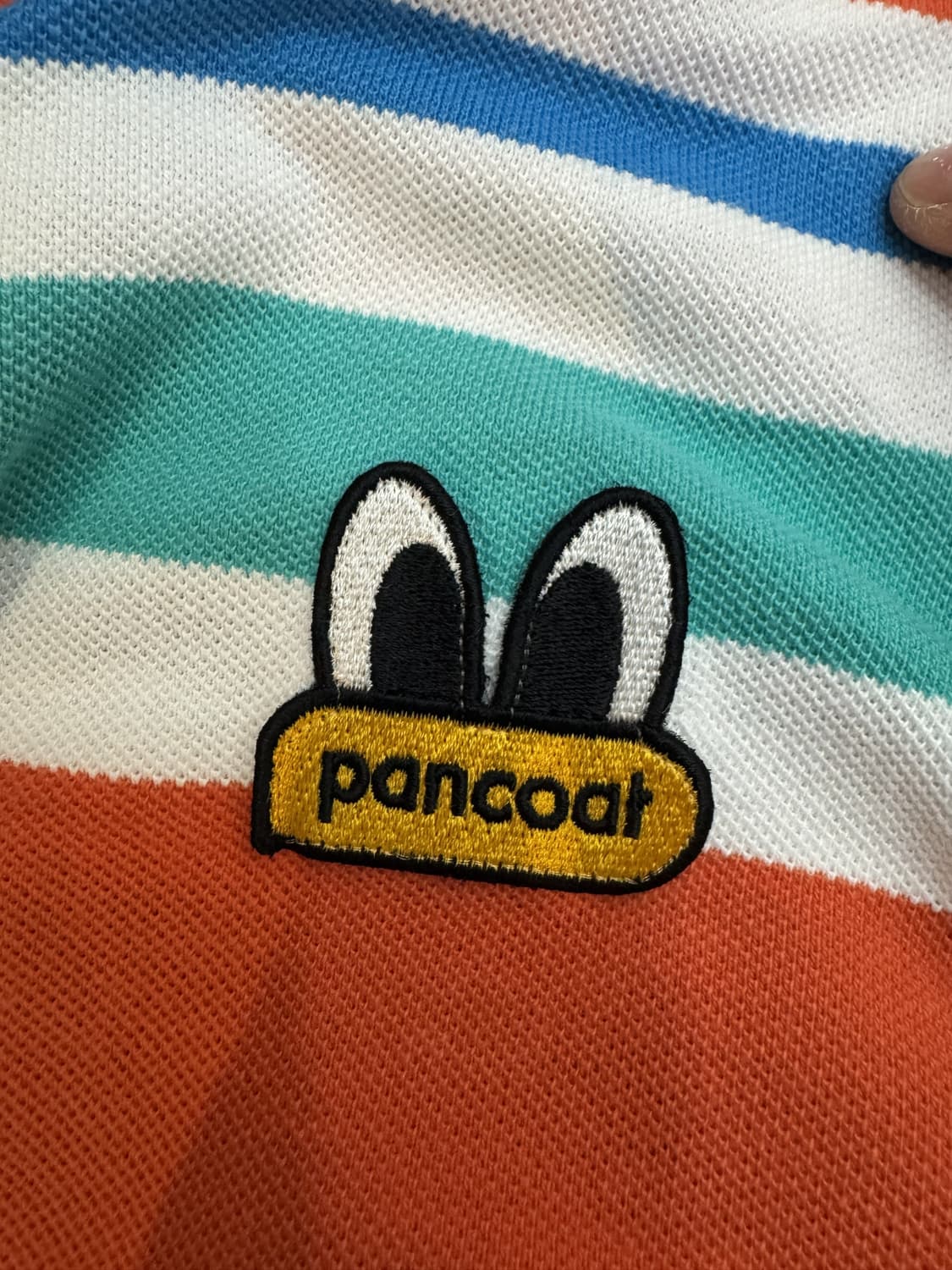 PANCOAT 팬콧 멀티 스트라이프 PK 카라 반팔 티셔츠 상품이미지4