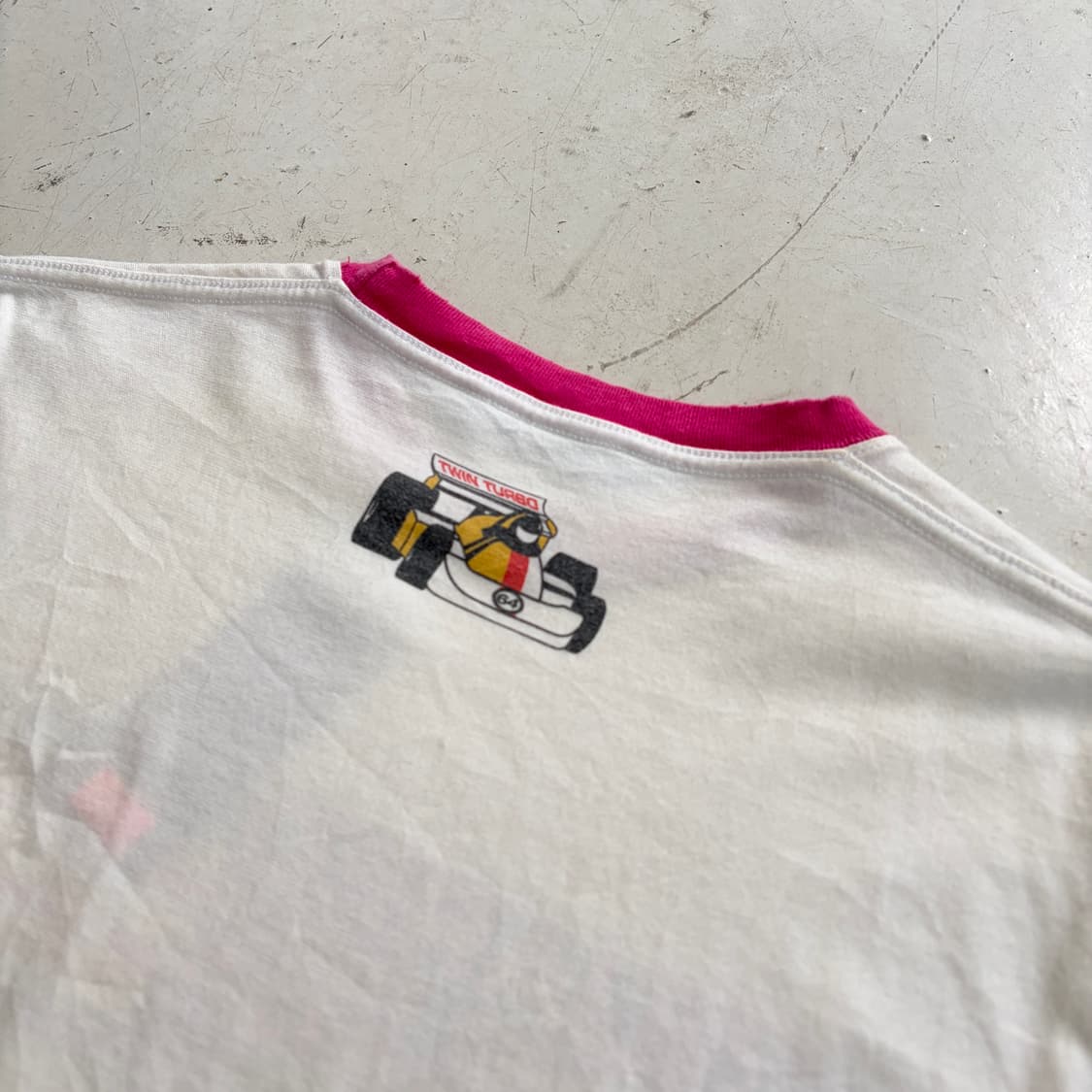 디스퀘어드 빈티지 링거 반팔티 S 상품이미지10