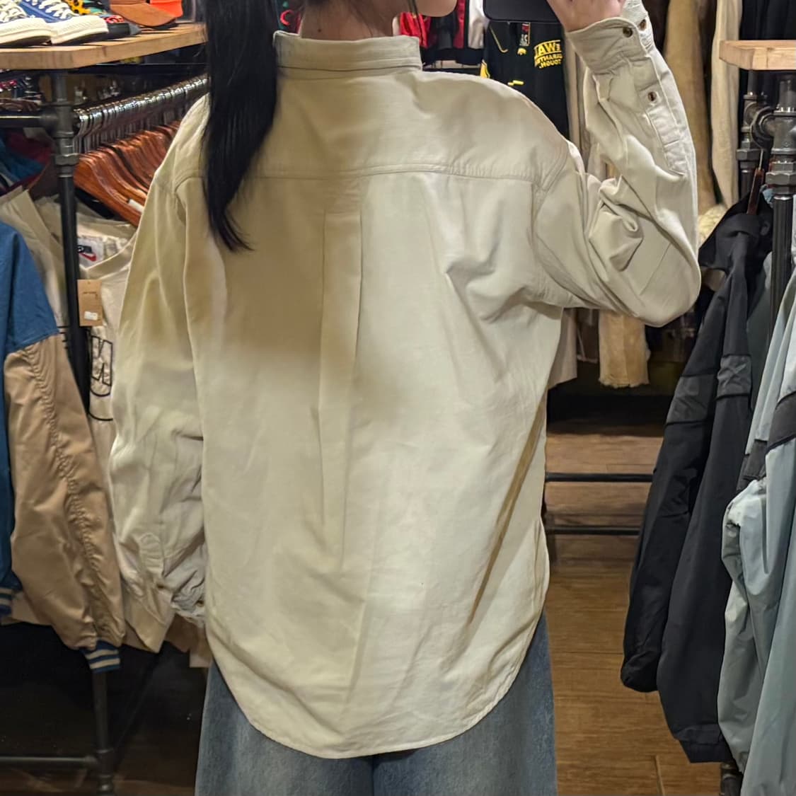 [HI] Carhartt 칼하트 코듀로이 긴팔셔츠 화이트 상품이미지5