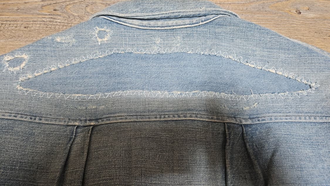 리바이스 LVC 1880s 트리플 플리츠 자켓 구스 에그 S 상품이미지5