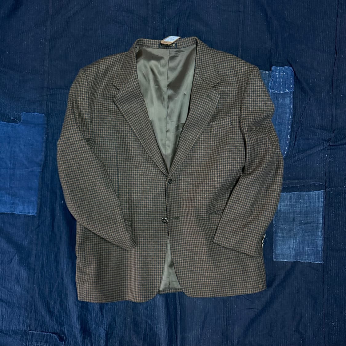 90‘s 로렌스 체크 울 자켓 103-105 상품이미지1