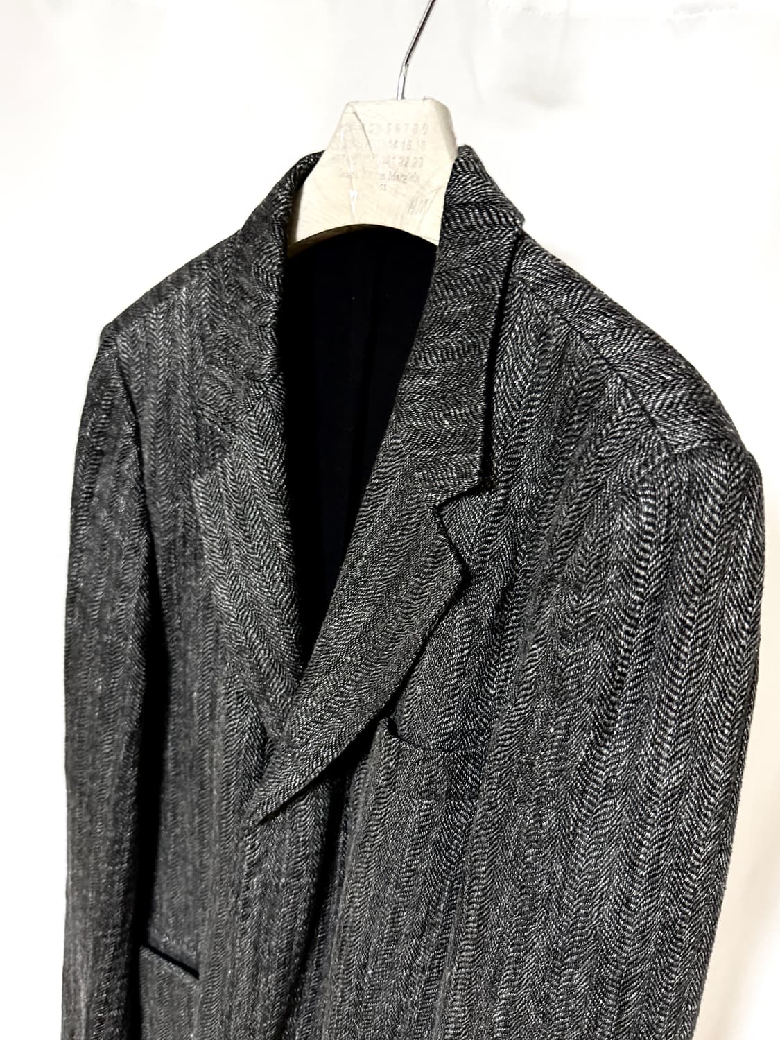 앤드뮐미스터 13fw 헤어리 시그니처 울혼방 코트 상품이미지2