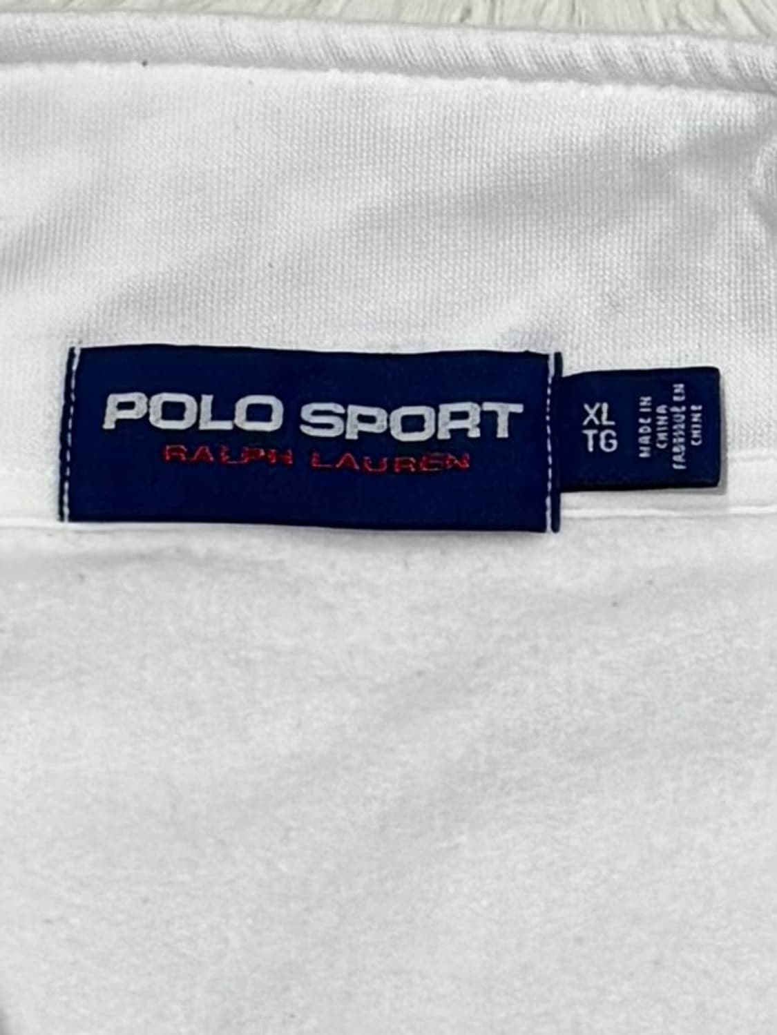 폴로랄프로렌 화이트 스펠로고 반집업 맨투맨 상품이미지6