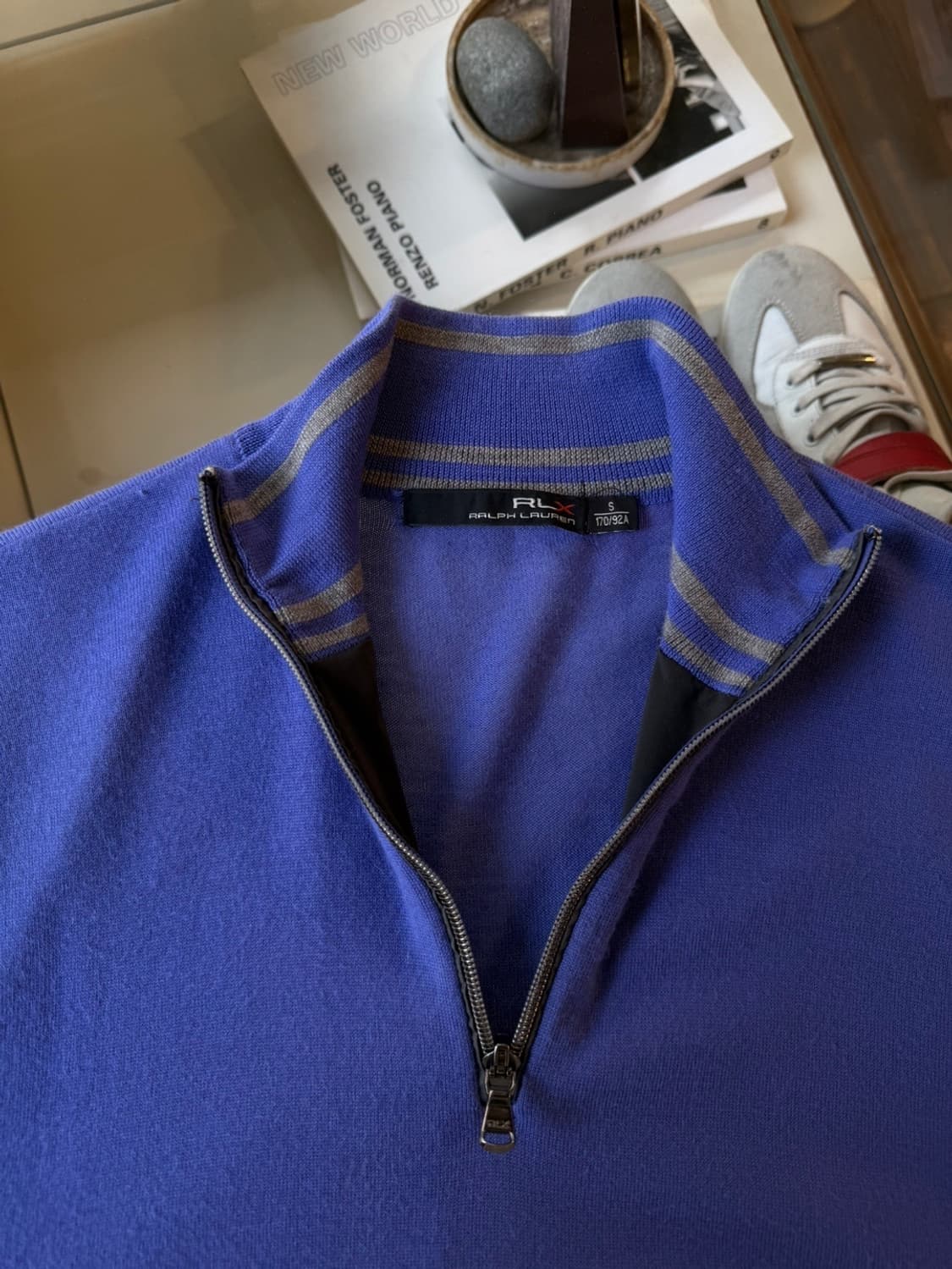 랄프로렌 RLX 짚업 니트 100 상품이미지7