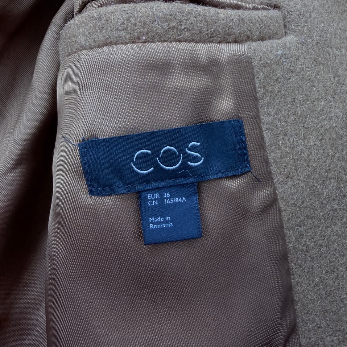 COS 코스 브라운 피코트 36 상품이미지4