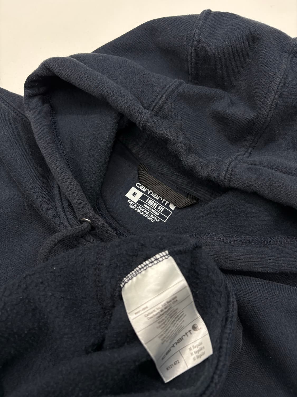 칼하트 써멀 로고 후드티 상품이미지4