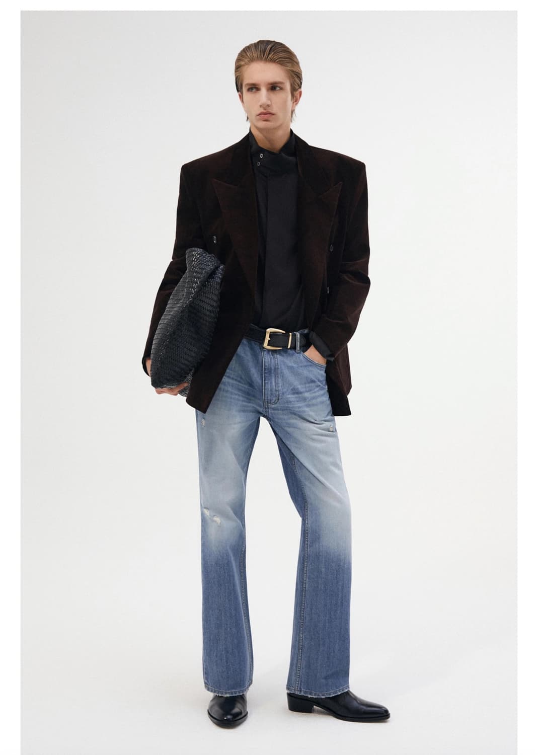 타일레 25fw 부츠컷 데님 CLASH BLUE 2사이즈 상품이미지5