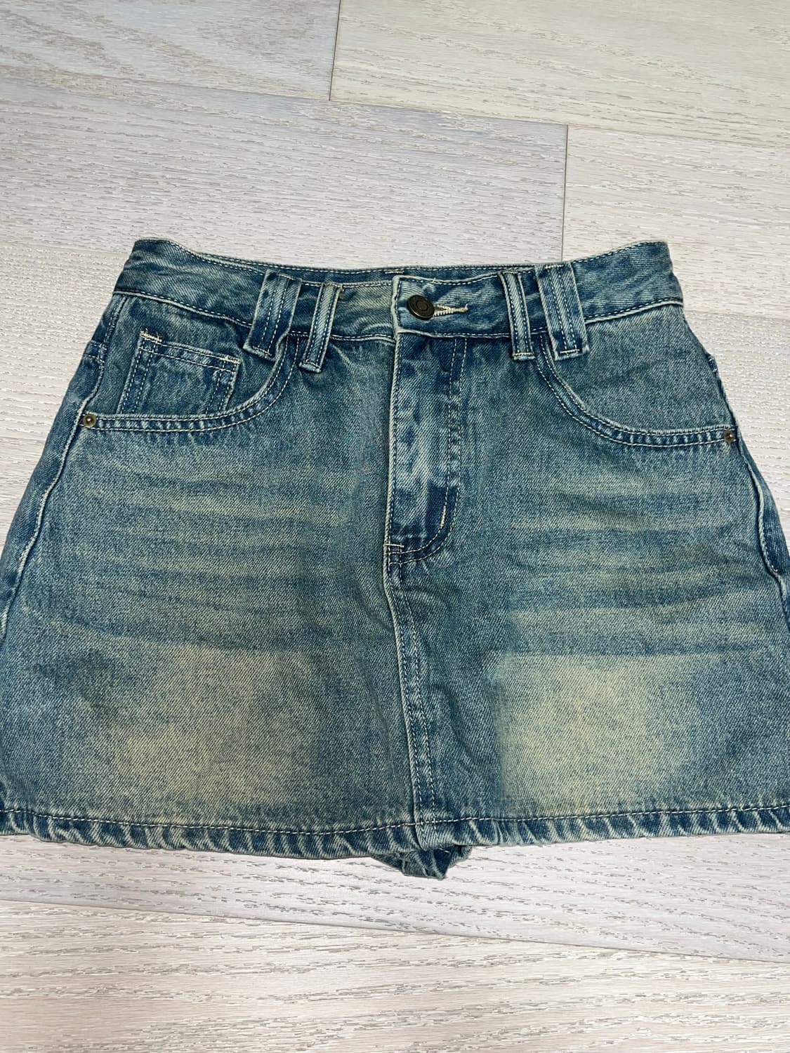 블랙업 청치마 상품이미지2