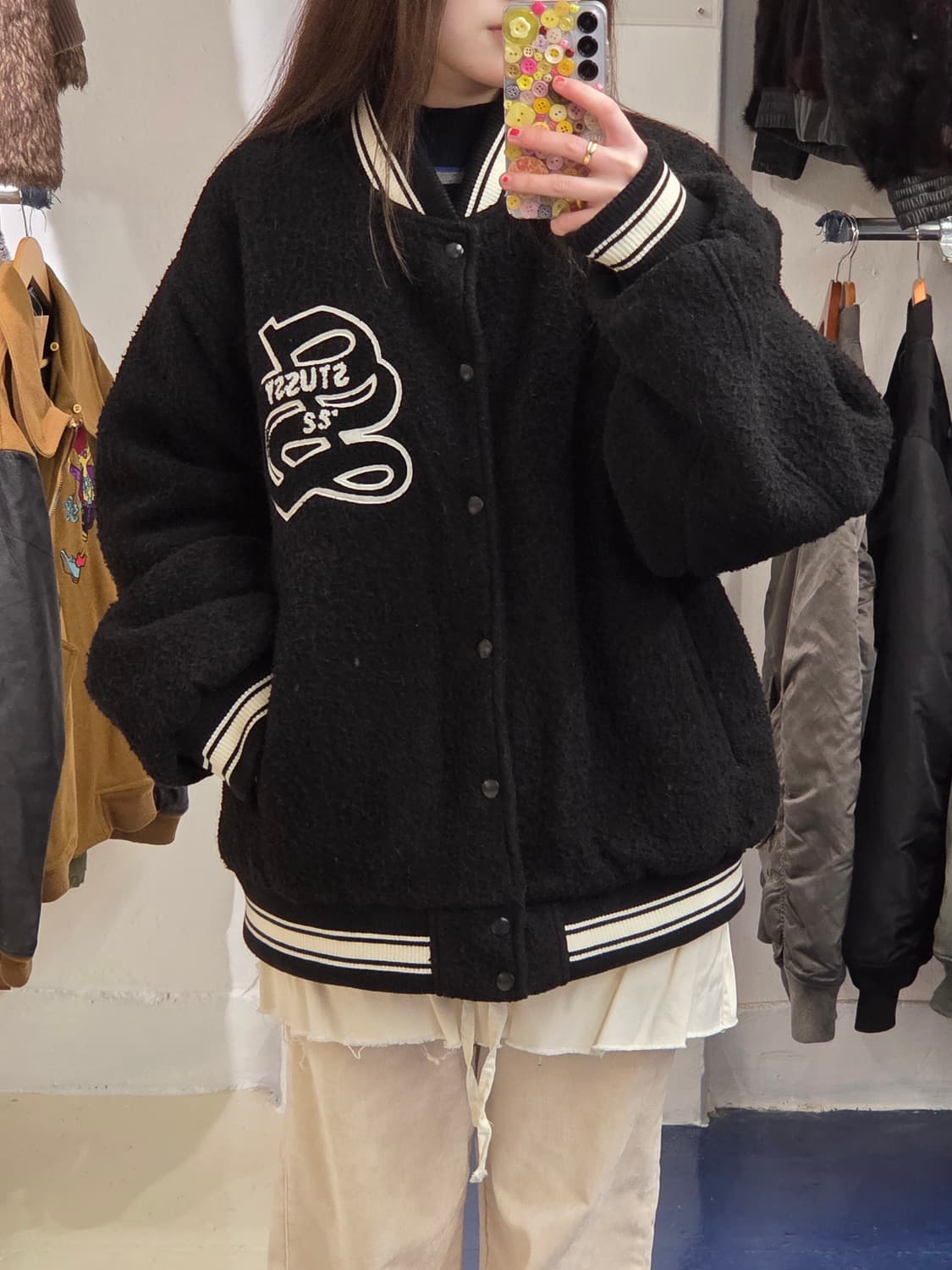 Stussy 스투시 카센티노 울 바시티 자켓 상품이미지2