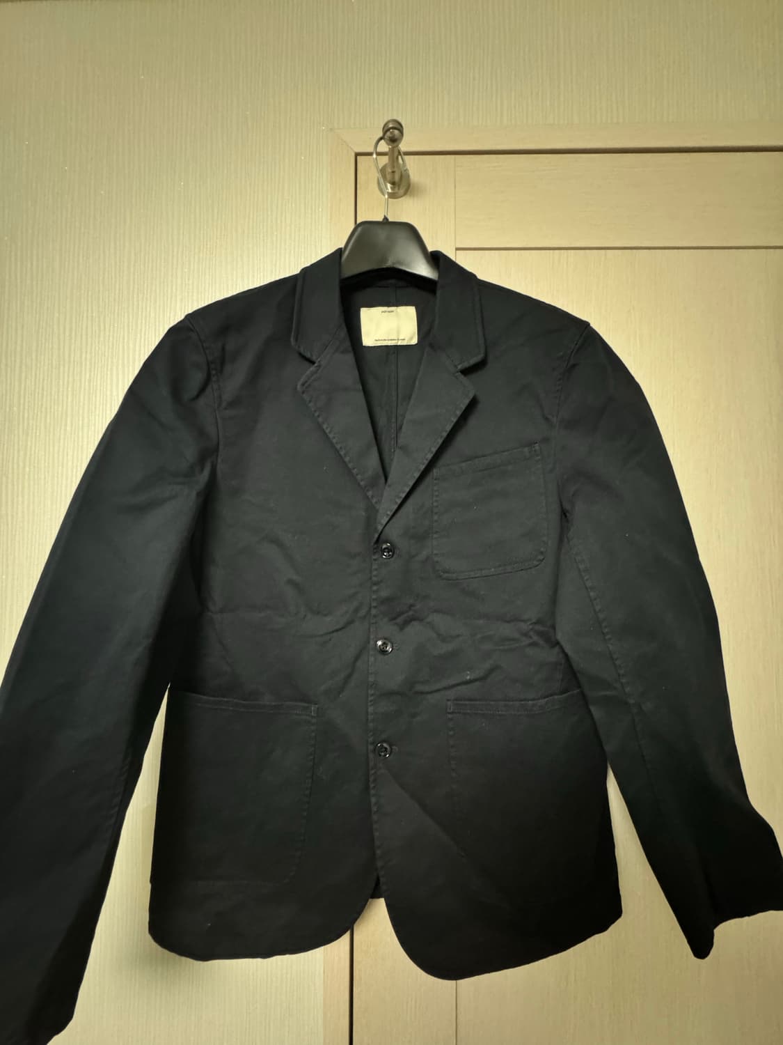 포터리 워시드 스포츠 자켓 다크네이비 [2] 상품이미지1