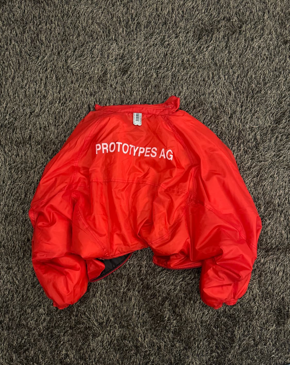 Padded twoway tracksuit jacket red 상품이미지2