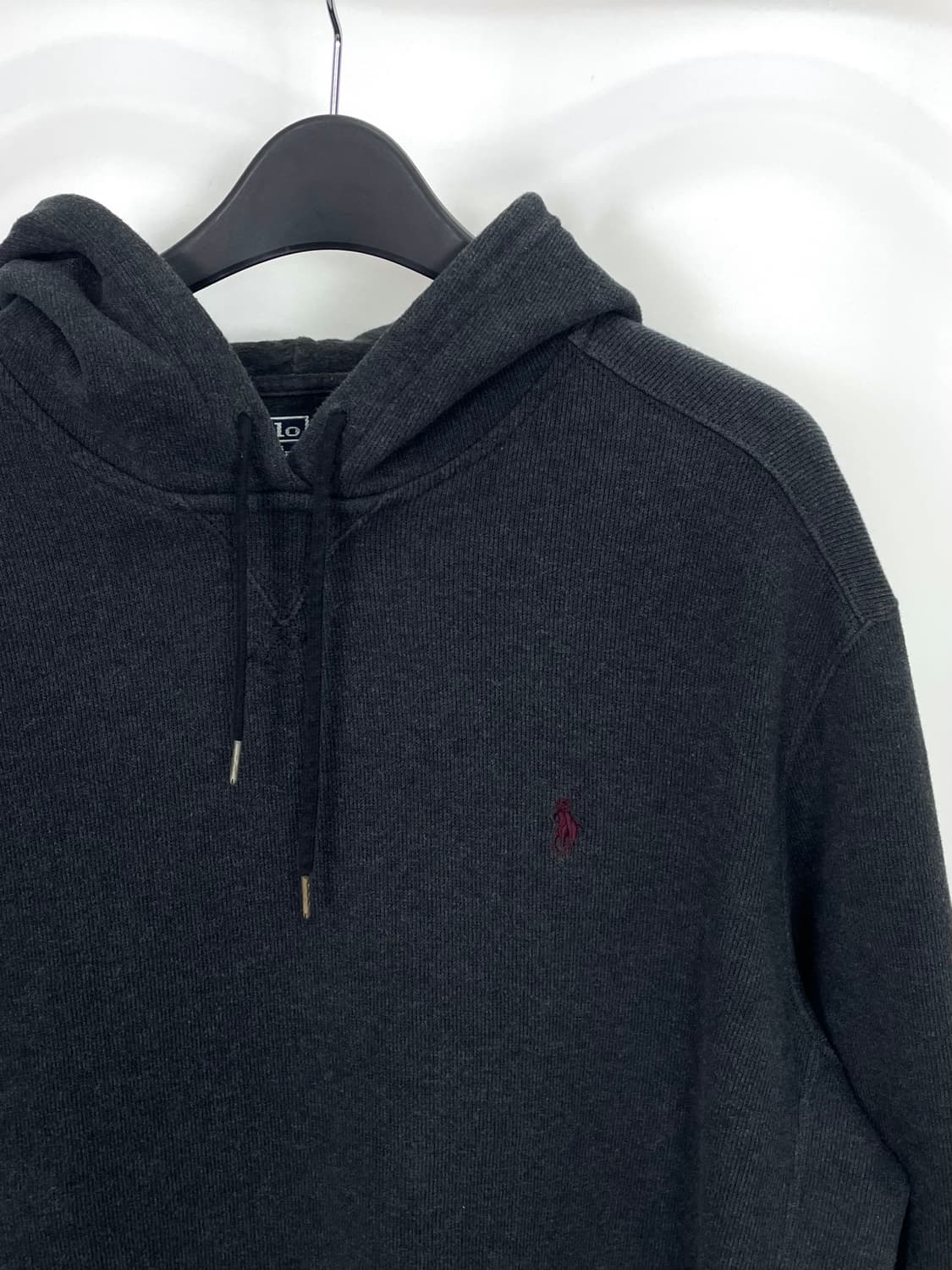  [2XL]폴로 다크그레이 후드티 상품이미지5