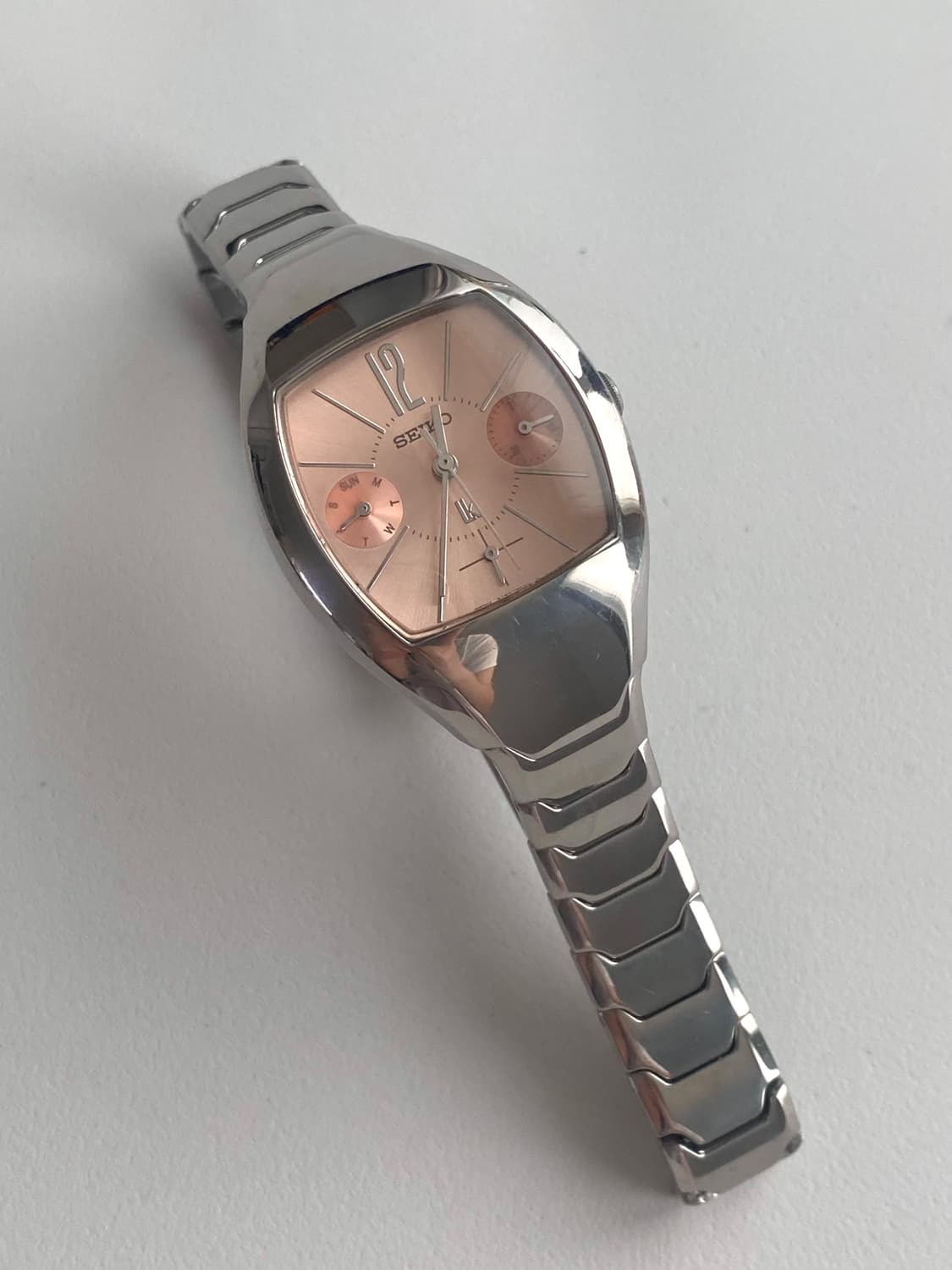 Seiko 세이코 쉘 실버 피치 레이디스 상품이미지1