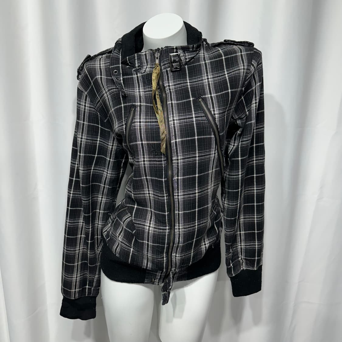 🎸그레이 체크 자켓🎸 상품이미지2