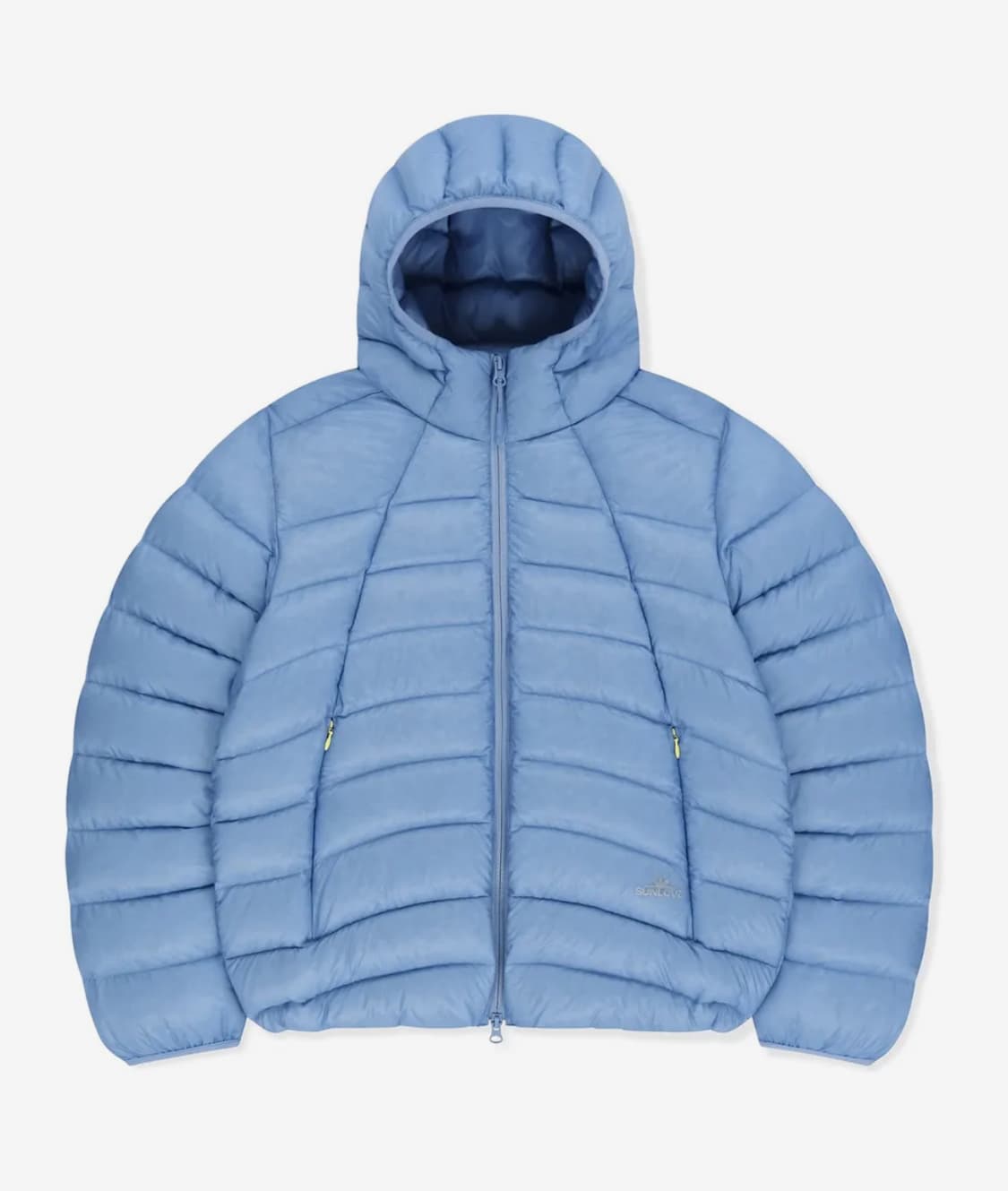 Hooded Fly Light Down Jacket Light Blue 상품이미지1
