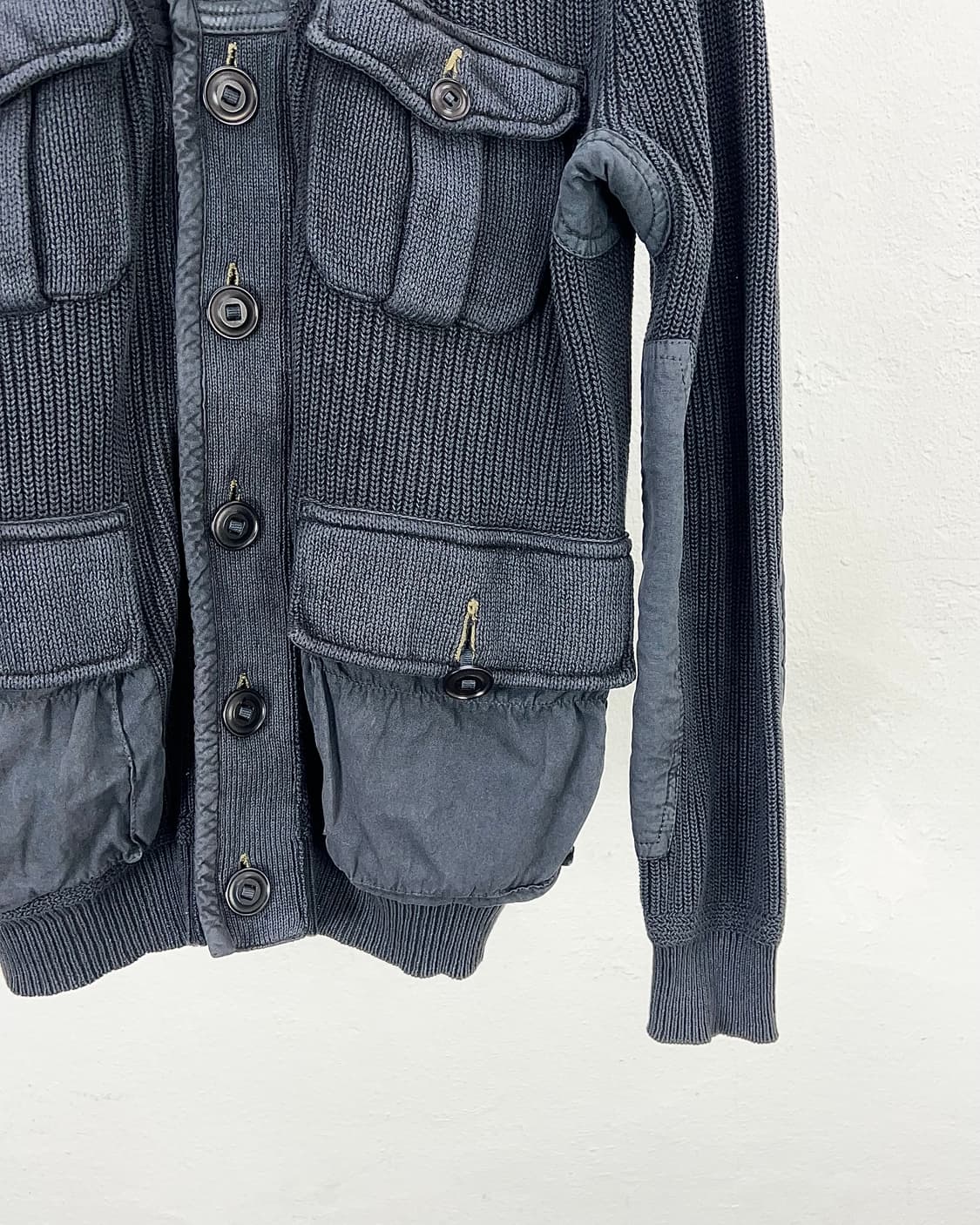 폴로 랄프로렌 숄 카라 텍스처 코튼 보머 자켓 상품이미지5