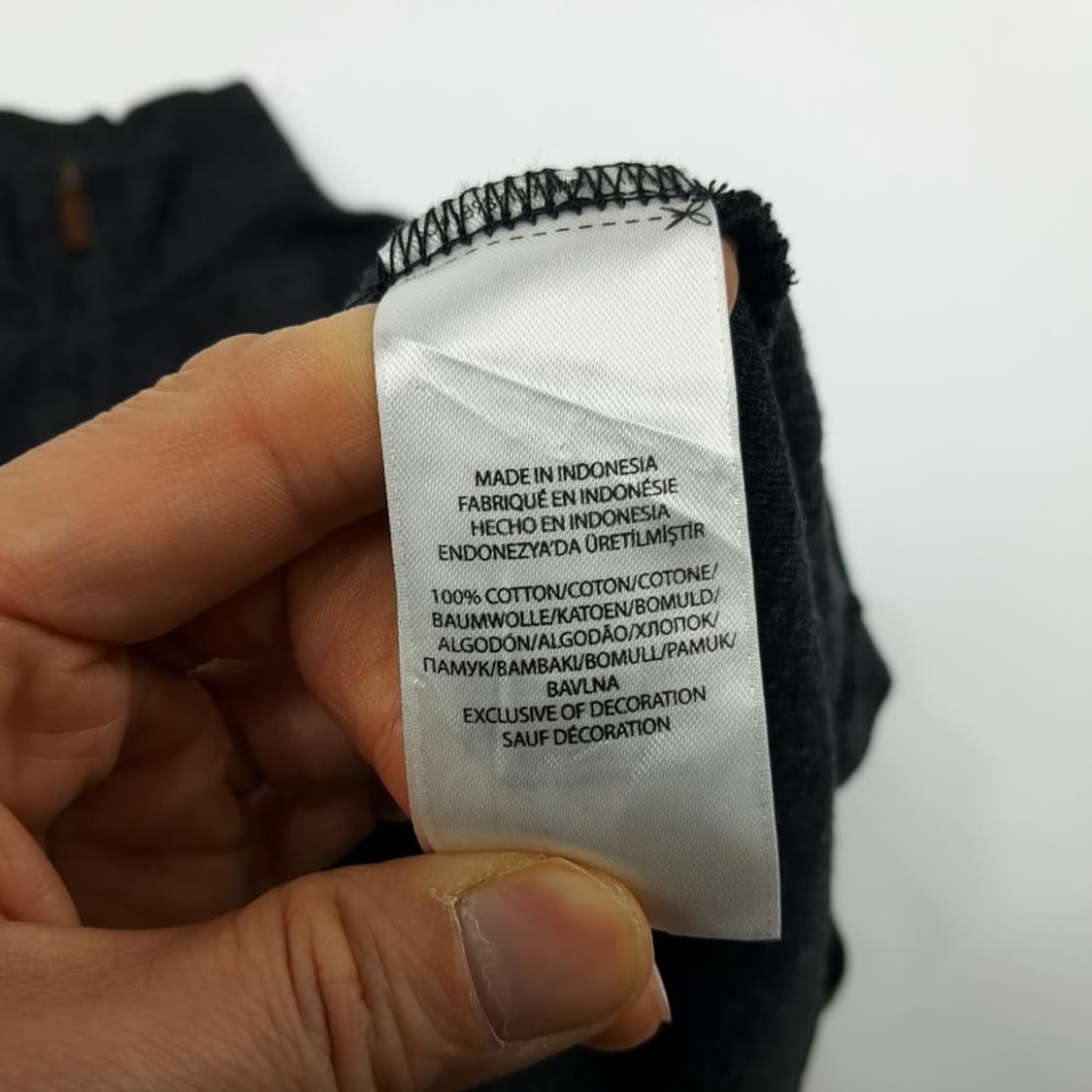 (CS789)L 폴로 차콜그레이 하프집업 니트 스웨터knit 상품이미지5