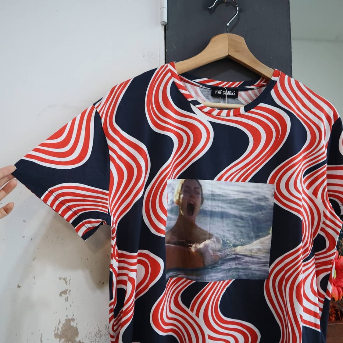라프시몬스 SS15 WAVE SCREAM PRINT T 상품이미지4