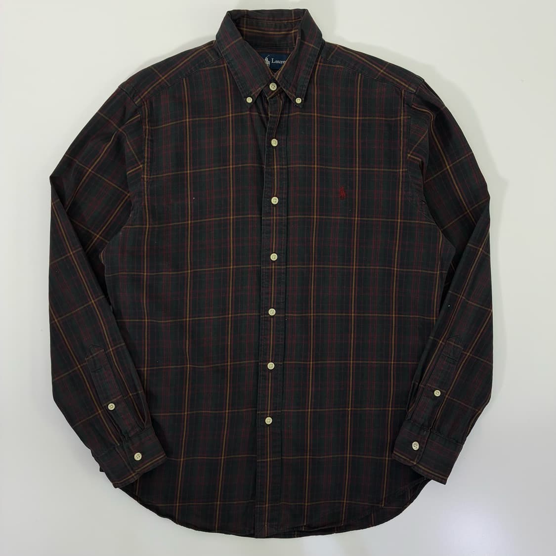 Polo  폴로 랄프로렌 자수 코튼 체크 셔츠 상품이미지1