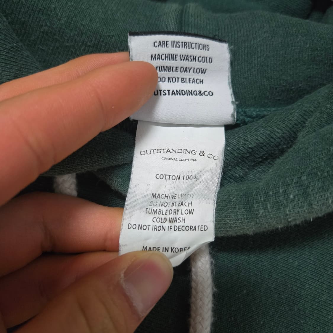 아웃스탠딩 VSC 후드스웻 / 남성 후드티 / 남자 후드티 상품이미지4