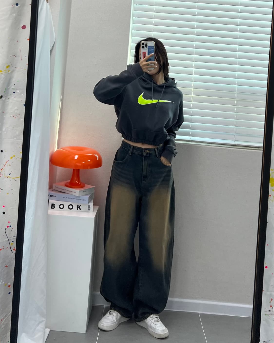 (WOMEN)나이키 크롭 후드-M1361 상품이미지6