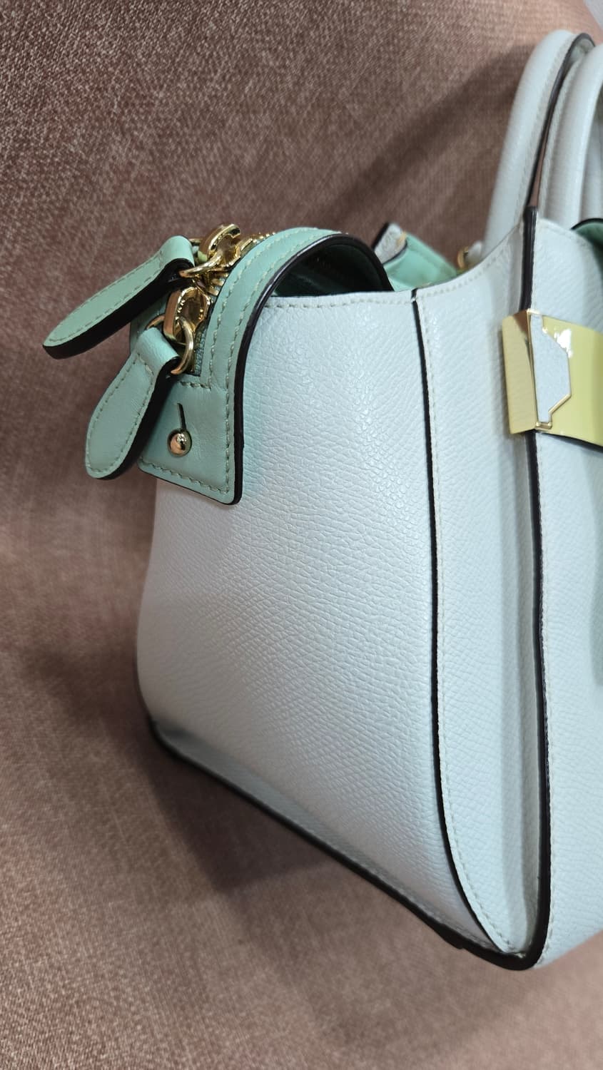 루이까또즈(LOUIS QUATORZE) 토트백 숄더백 민트  상태최상 상품이미지3