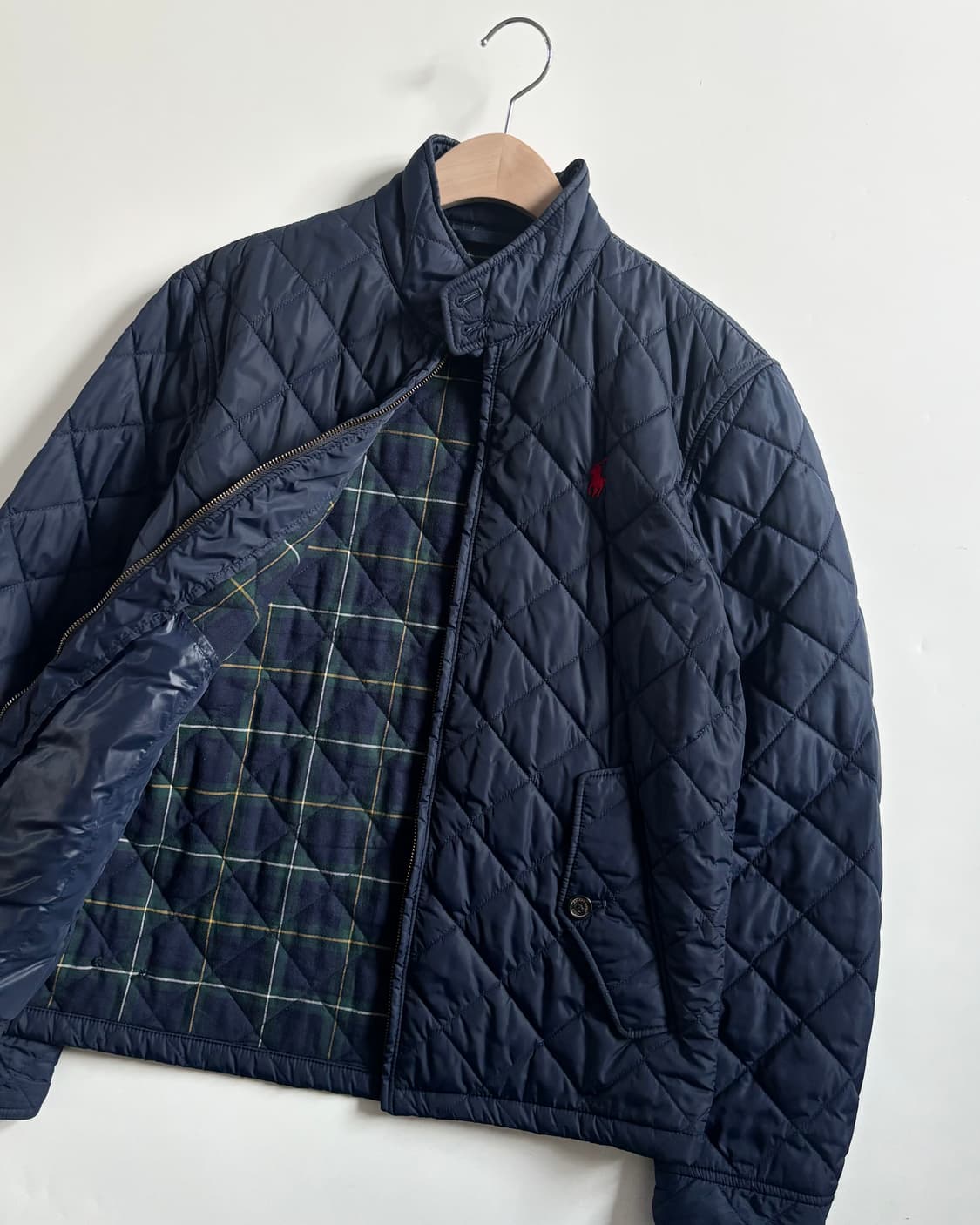 Polo 폴로 랄프로렌 신형 레드포니 네이비컬러 퀼팅 자켓 상품이미지3