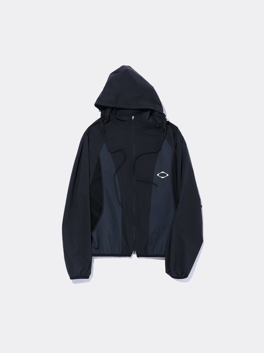 [M] 미스치프 FW 컬러블록 윈드브레이커 블랙  상품이미지1