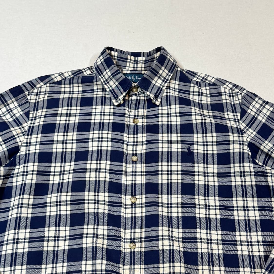 L) 폴로 랄프로렌 클래식 체크 코튼 셔츠 상품이미지3