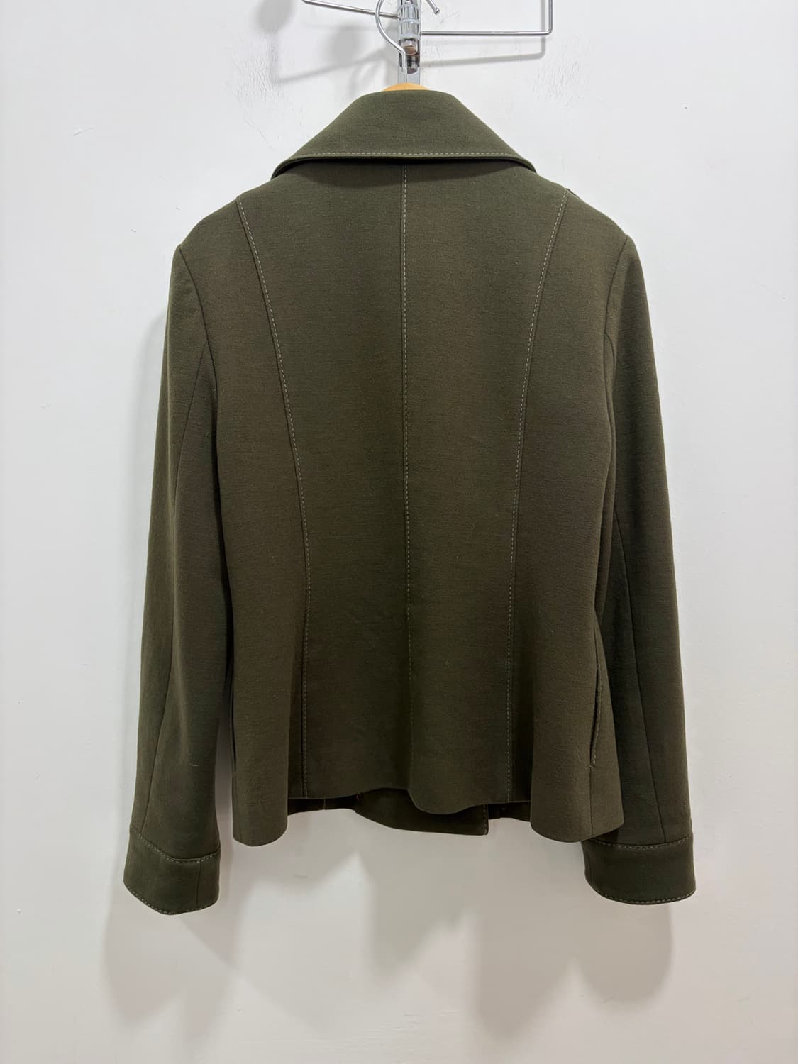 Plein de vie 카키 스티치 더블 자켓 상품이미지10