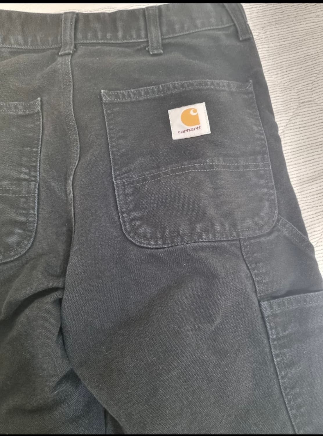 칼하트윕 더블니 자켓 블랙 30x32 상품이미지4