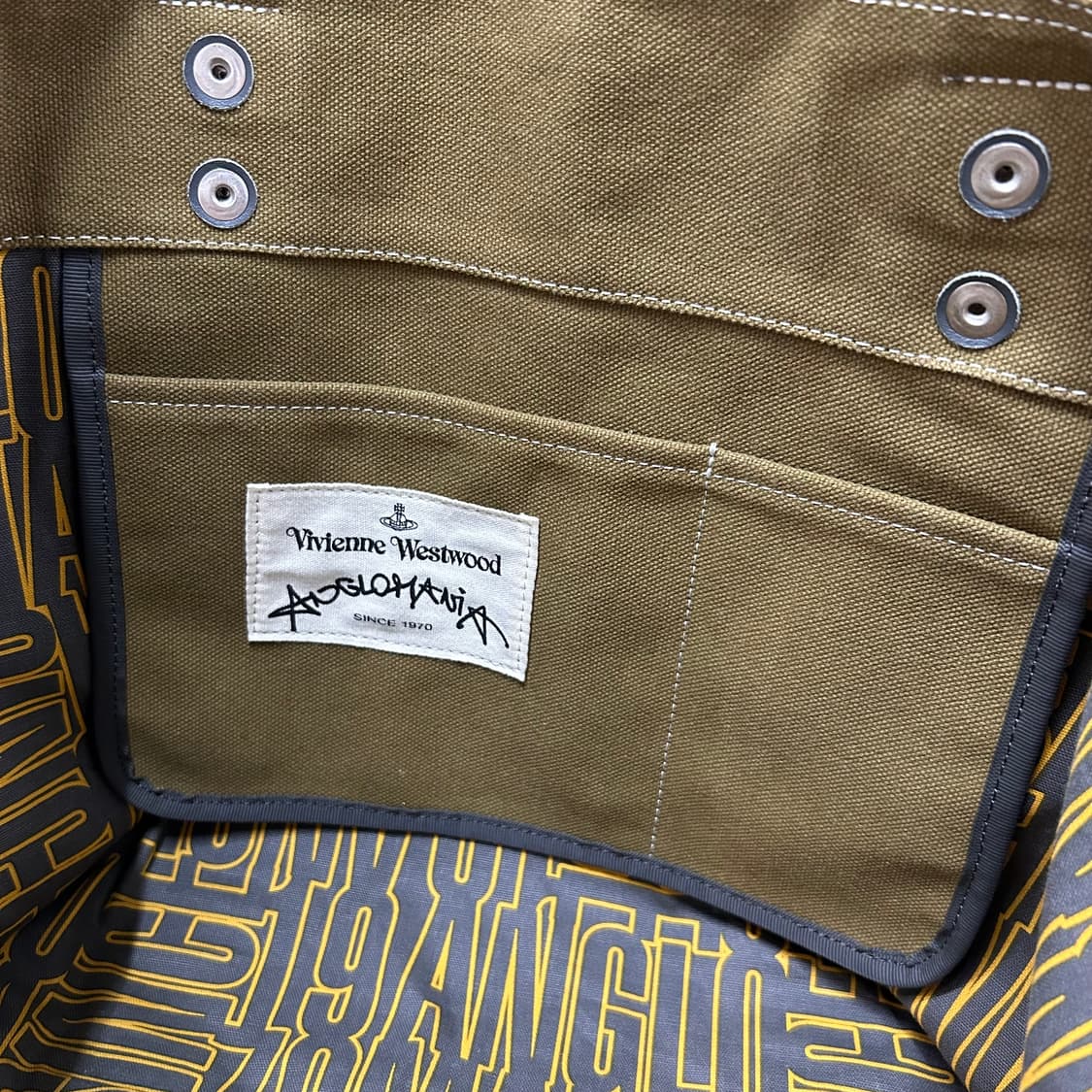 Vivienne Westwood Big Canvas Shopper Bag 상품이미지7