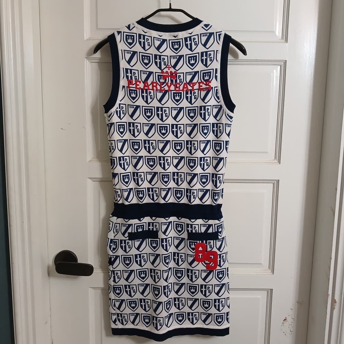 파리게이츠 패턴 민소매 원피스 상품이미지2