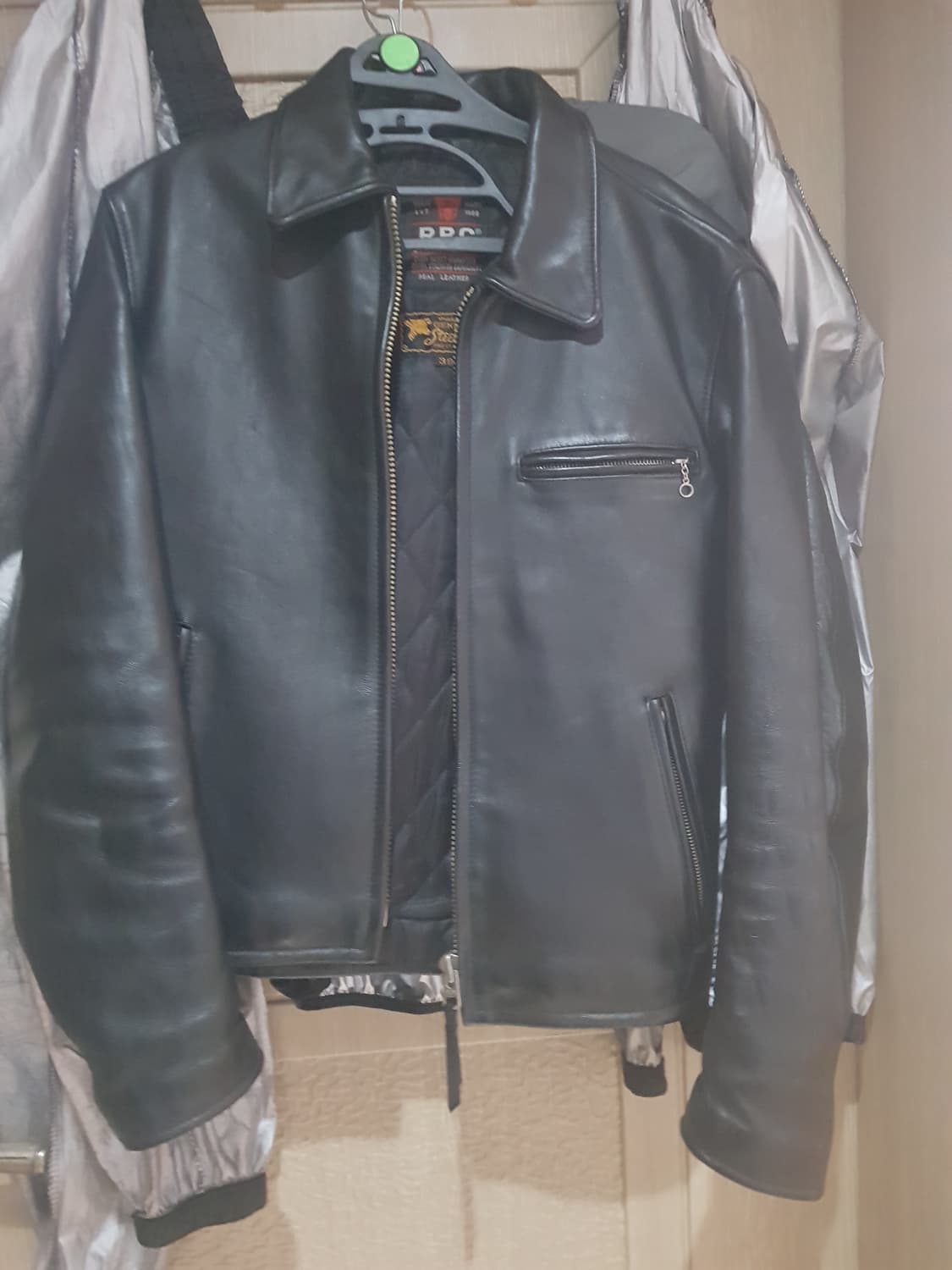 Rbc 소가죽 싱글라이더 레더자켓 상품이미지1