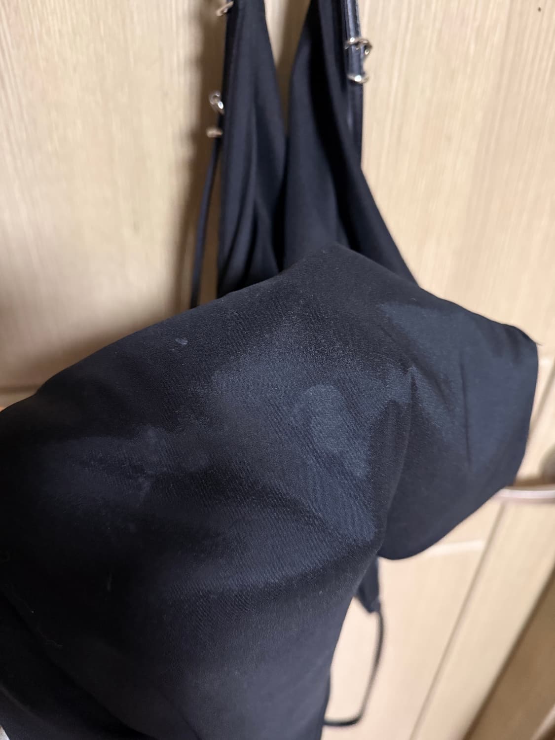 자라 블랙 새틴 토트백 상품이미지9